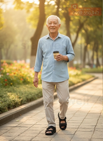 Giày cho người bênh tiểu đường êm ái chính hãng TIDU01