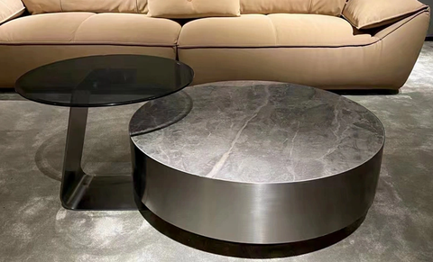 Bộ bàn Trà Mặt Đá Ceramic C8357