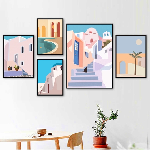 Tranh phong cách tối giản hiện đại PK1