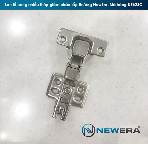 BẢN LỀ TỦ BẾP NEWERA GIẢM CHẤN, LOẠI CONG NHIỀU, LẮP THƯỜNG