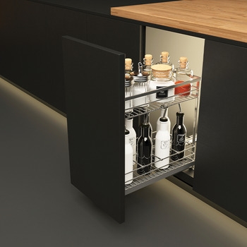 PHỤ KIỆN TỦ BẾP DƯỚI, BỘ RỔ GIA VỊ