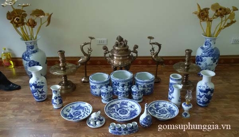 Một Số Hình Ảnh Bộ Đồ Thờ Đã Giao Cho Khách Hàng