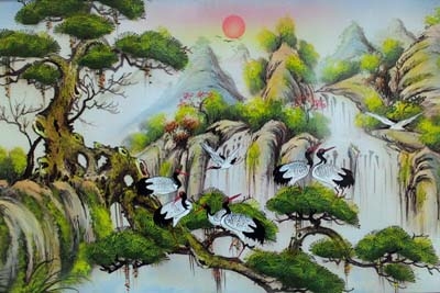 Ý Nghĩa Cảnh Vẽ TÙNG HẠC DIÊN NIÊN