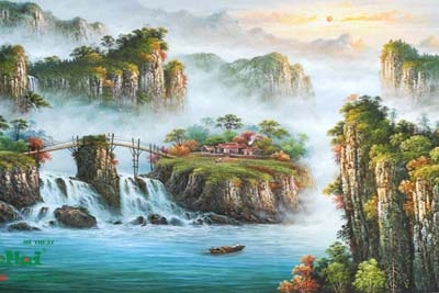 Ý Nghĩa Cảnh Vẽ SƠN THỦY HỮU TÌNH