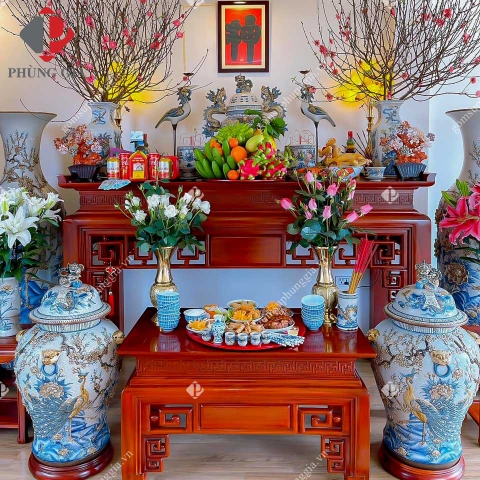 LỘC BÌNH BÁT TRÀNG BÀY PHÒNG THỜ - Ý NGHĨA VÀ CÁCH CHỌN