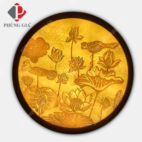 Hoa sen (tranh tròn)