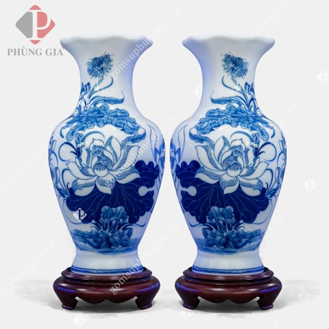 Lọ hoa Sen - Miệng lượn