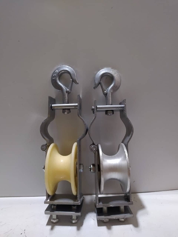 Puly nhôm kéo dây đường kính 100x50 mm