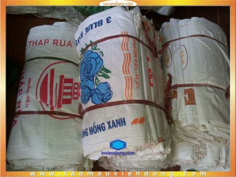 Bao tải dứa màu trắng