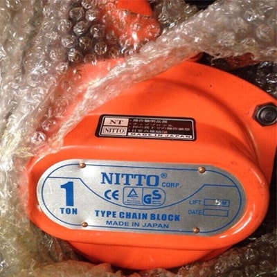 Pa lăng xích kéo tay Nitto 1 tấn