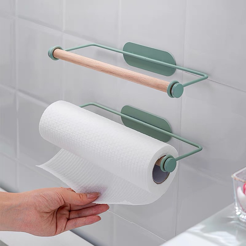 Thanh dán tường treo khăn, giấy cuộn, màng bọc thực phẩm