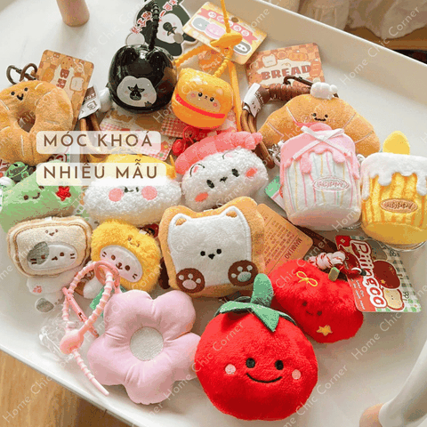 Tổng hợp móc khoá nhiều mẫu keyring dễ thương