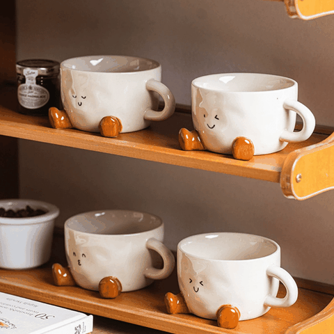 Cốc sứ biểu cảm dễ thương