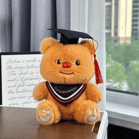 Gấu bông Butter Bear tốt nghiệp