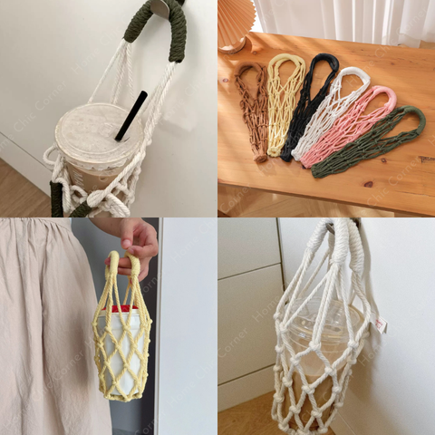 Túi lưới thừng đựng cốc