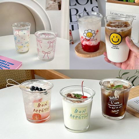 Cốc ly thuỷ tinh miệng loe nhiều mẫu