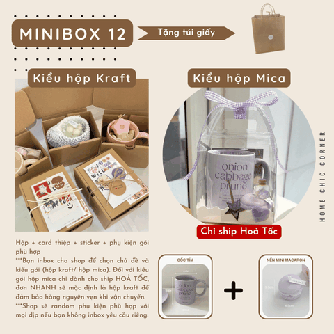 Set quà minibox 12