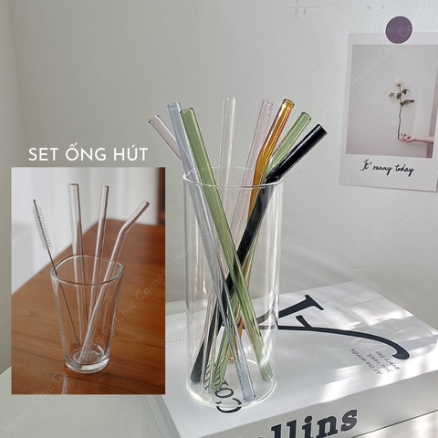 Ống hút thuỷ tinh