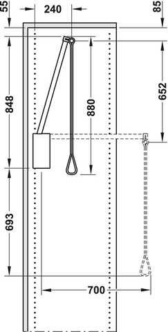 TM39 - Bộ tay nâng hạ móc áo