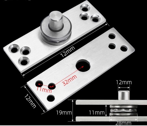 TD188 - Bản lề trục xoay - vòng bi