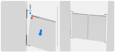 TD194- Bản lề trục xoay tự đóng