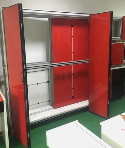 TM62- PK cánh gấp trượt ray thường