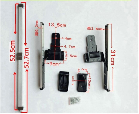 TM47 - Bản lề ray ngang