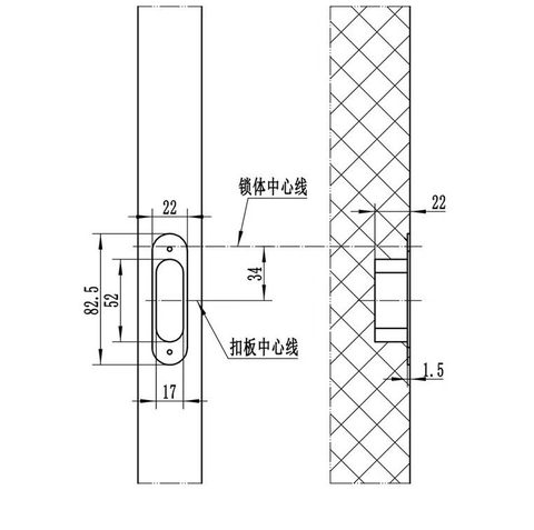 MOD46 - Khóa cửa ẩn