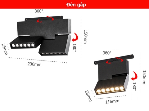 LED15- Đèn gấp