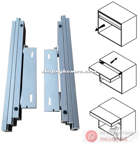 TM24A- Ray nâng hạ 3 tầng