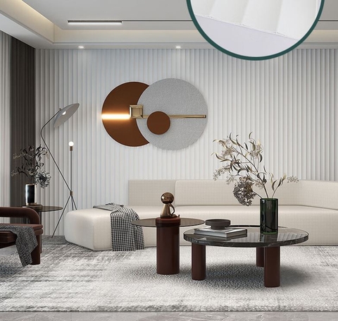 MOD40- Tấm ốp nan sóng lõm D67