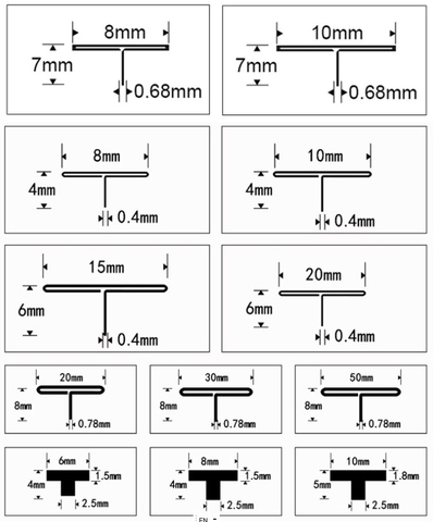 MOD-T Nẹp trang trí hình chữ T