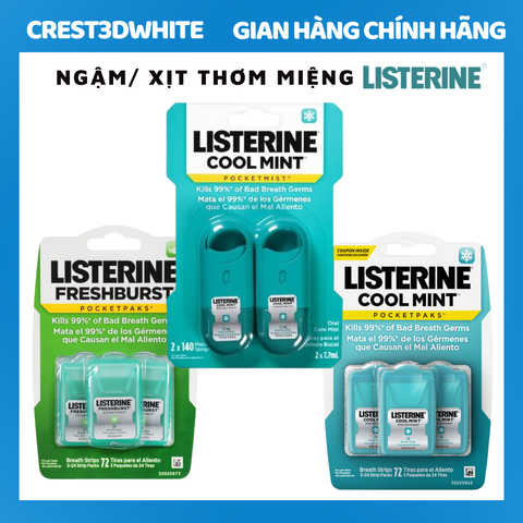 XỊT THƠM MIỆNG LISTERINE 7.7ML
