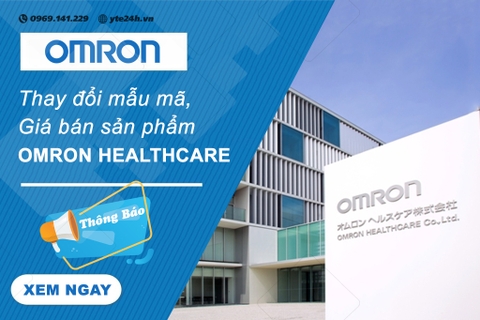 📢 THÔNG BÁO THAY ĐỔI SẢN PHẨM & BẢNG GIÁ MỚI OMRON HEALTHCARE 2026
