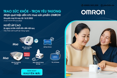 TRAO SỨC KHỎE TRỌN YÊU THƯƠNG CÙNG OMRON HEALTHCARE