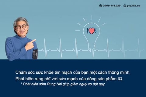 Máy đo huyết áp phát hiện rung nhĩ - Phòng nguy cơ đột quỵ