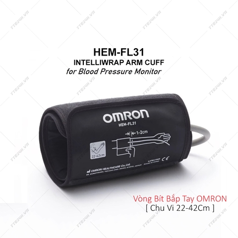 Vòng bít máy đo huyết áp bắp tay OMRON IntelliWrap HEM-FL31