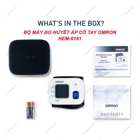 Máy đo huyết áp cổ tay OMRON HEM-6161