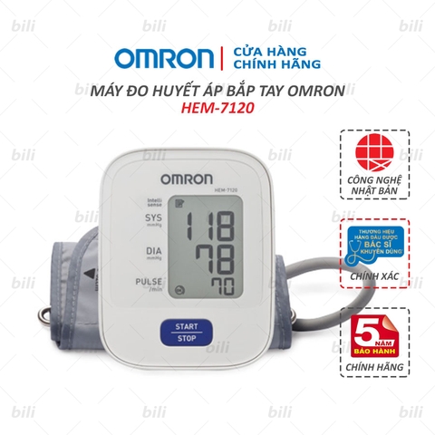 Máy đo huyết áp bắp tay OMRON HEM-7120
