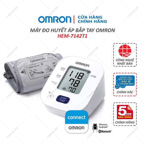 Máy đo huyết áp bắp tay OMRON HEM-7142T1
