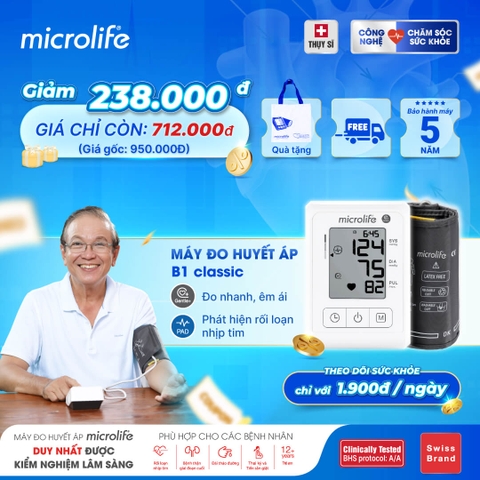 B1 Classic – Máy đo huyết áp bắp tay