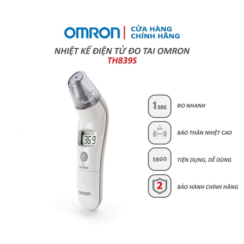 Nhiệt kế điện tử đo tai OMRON TH839S