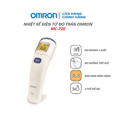 Nhiệt kế điện tử đo trán OMRON MC-720