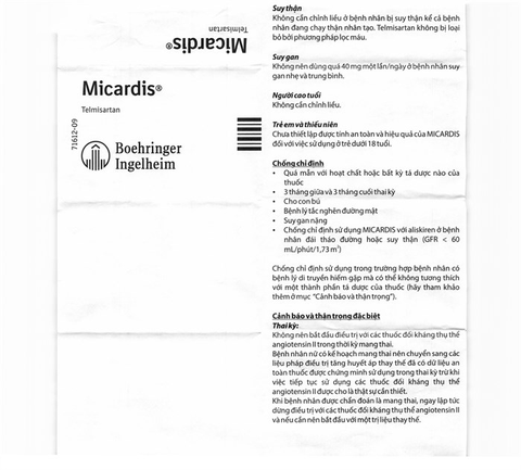 Micardis 40mg