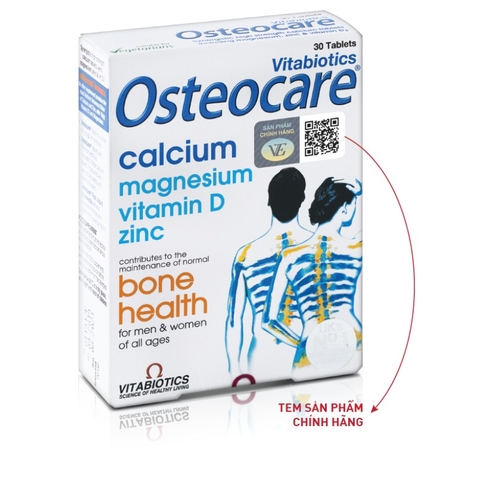 OSTEOCARE Tablets – Đủ Canxi và đủ dưỡng chất cho xương chắc khỏe