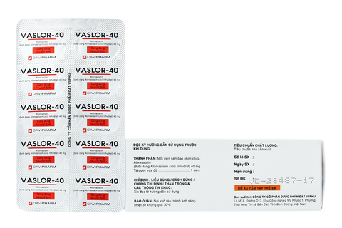 Vaslor 40mg