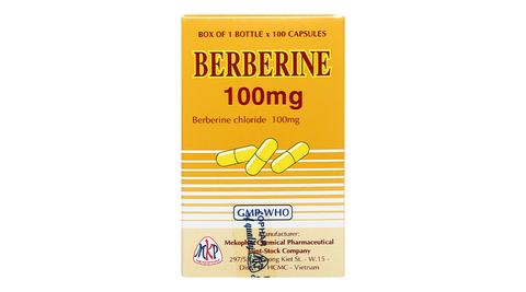 Berberine 100mg Mekophar