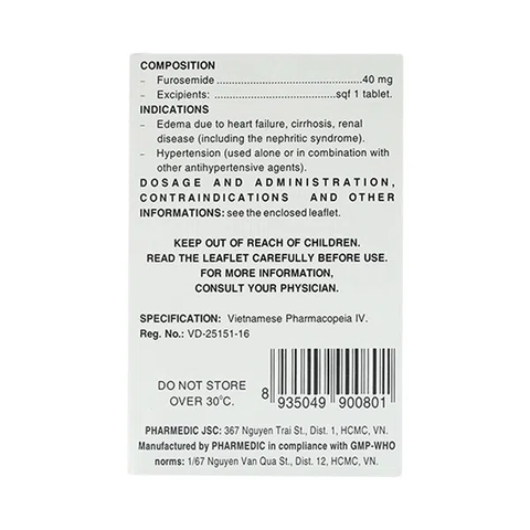 Diurefar 40mg