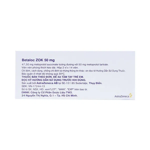 Betaloc Zok 50mg