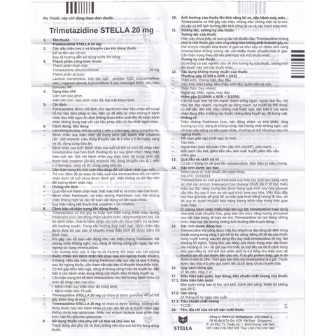 Trimetazidine Stella 20mg